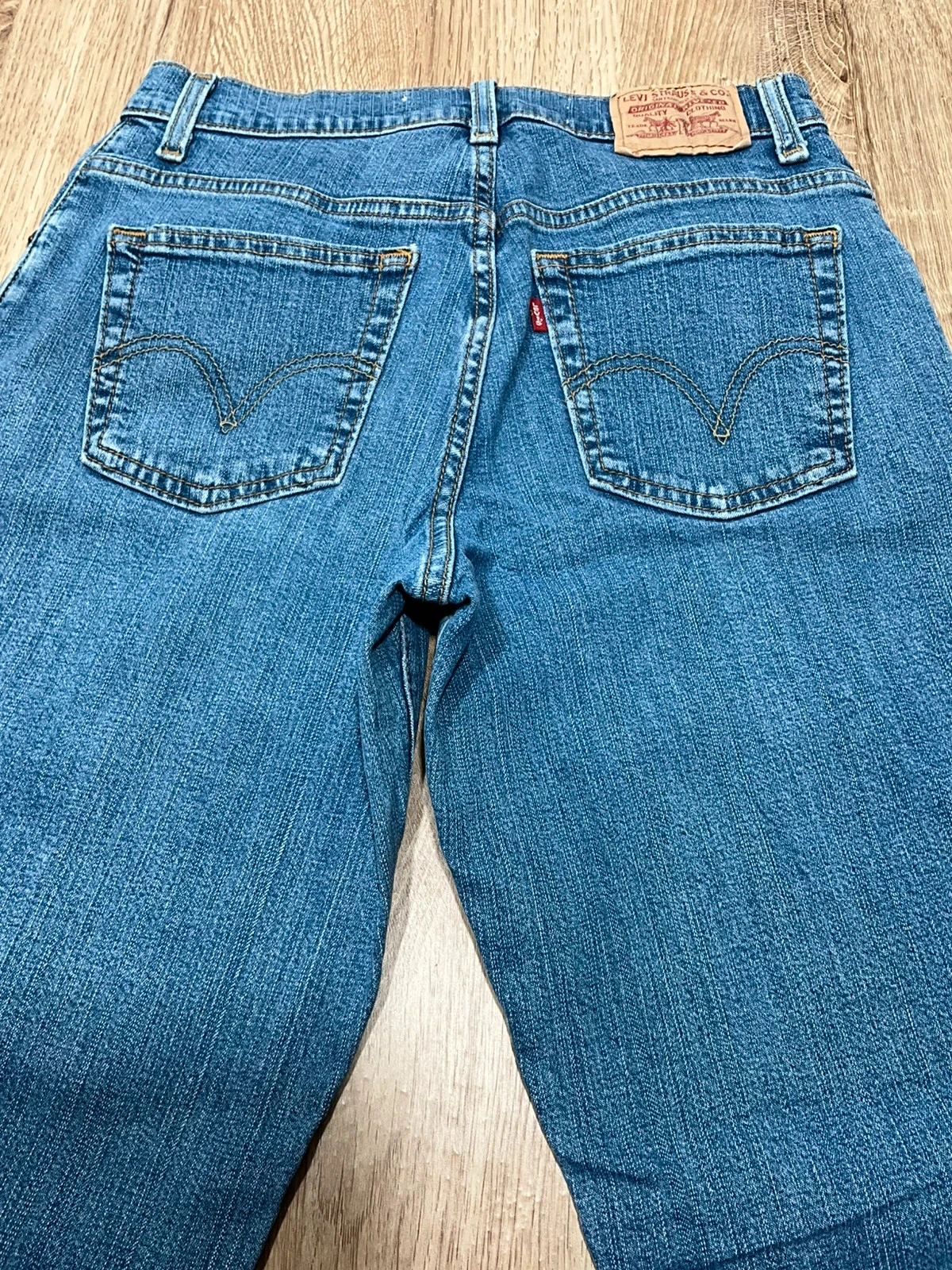 Jean Levi’s Homme 550 Relaxed Tapered 6M Vintage 99% Coton Bleu  Lvh 076 – photo 8